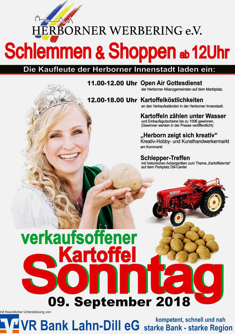 Plakat Kartoffelsonntag 2018